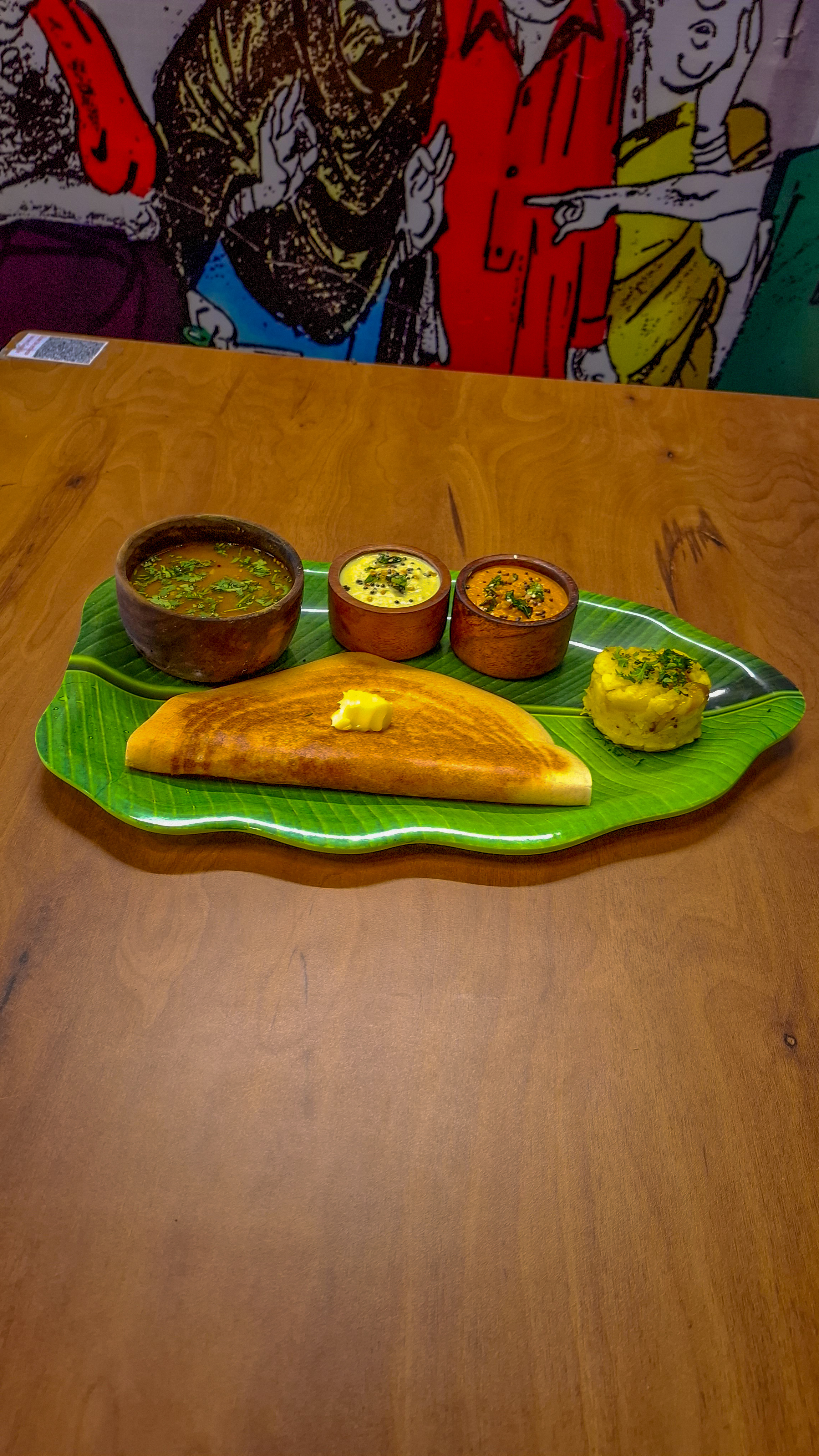 Ghee Roast Masala Dosa**